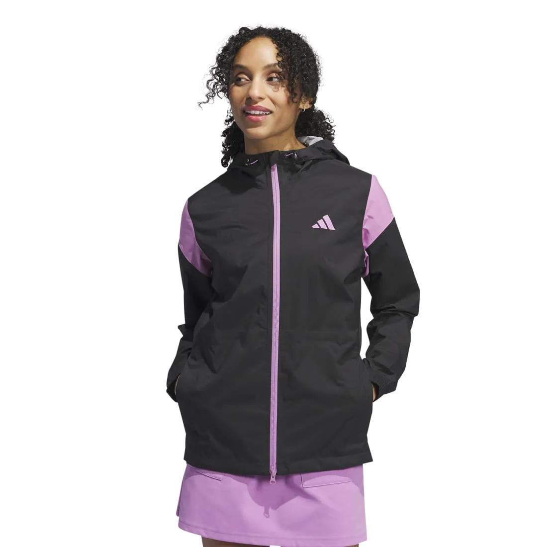 adidas Ladies Hooded Rain Golf Jacket IS9812