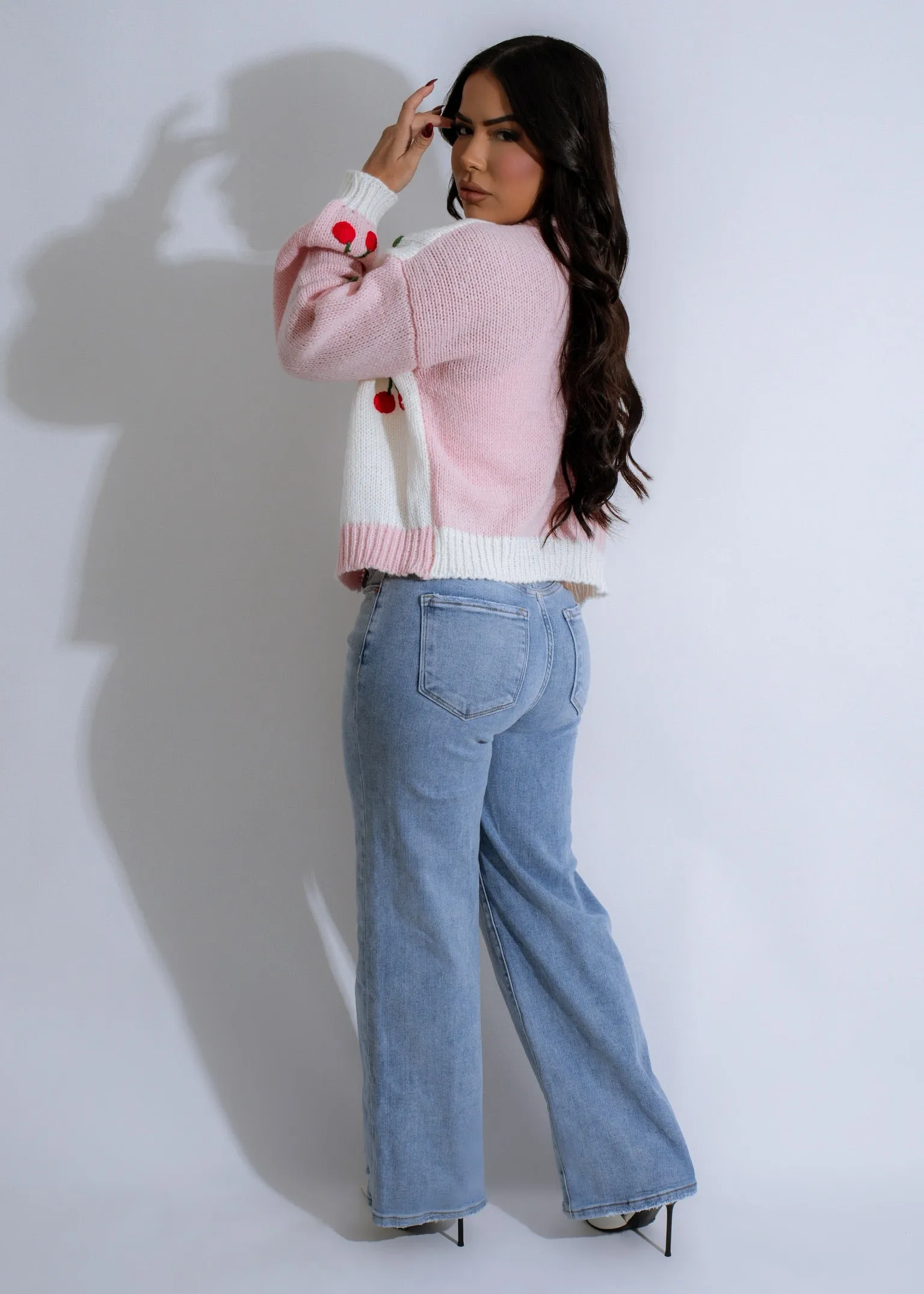 Berry Bliss Knit Sweater Pink