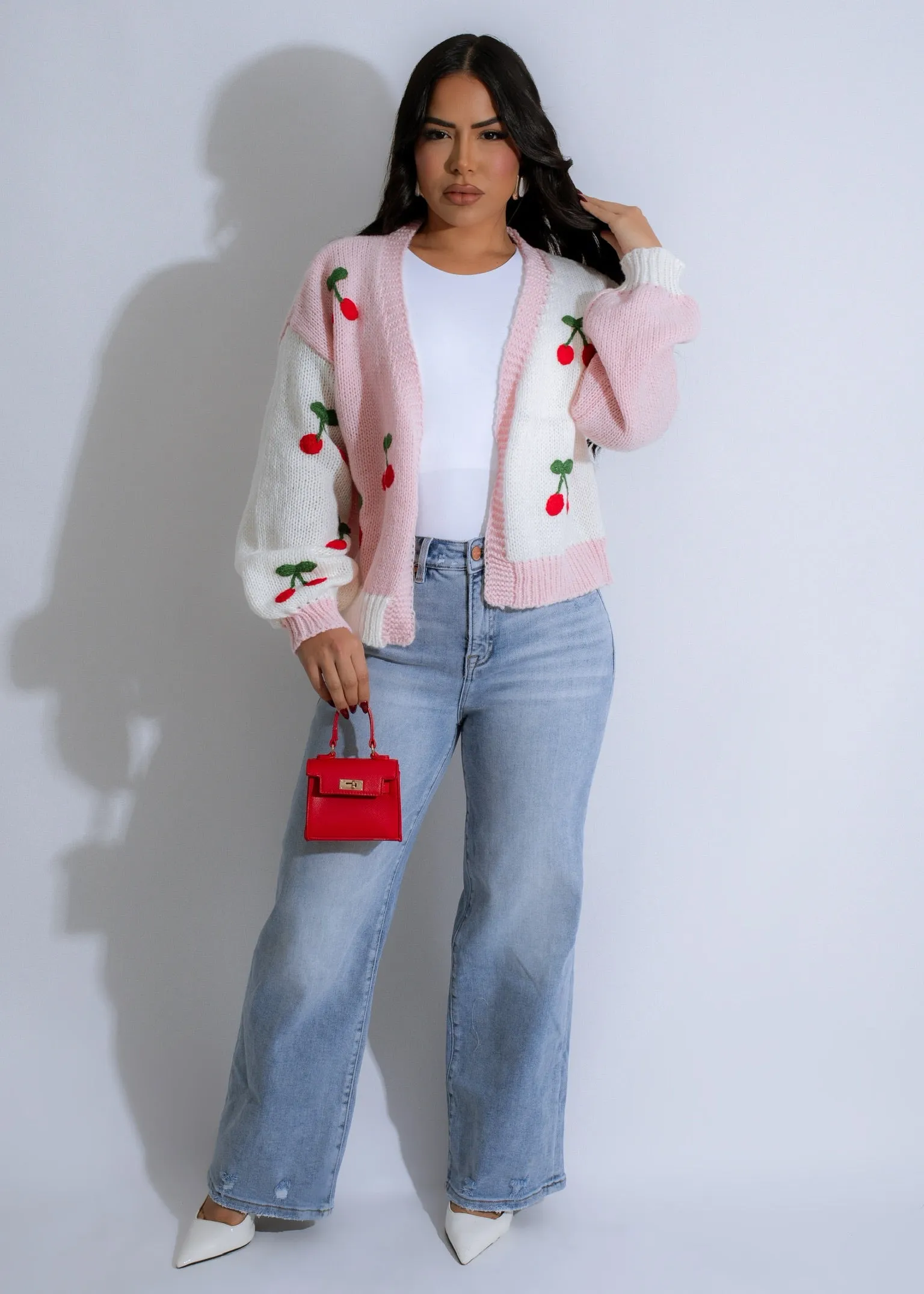 Berry Bliss Knit Sweater Pink