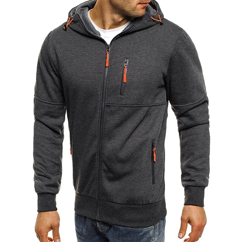 Casual Zipper Sweatshirts for Men's