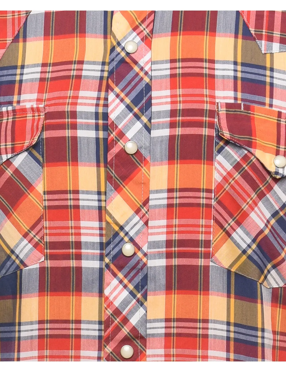 Checked Western Shirt - XL