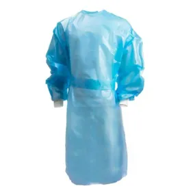 Chemotherapy Procedure Gown Large Blue NonSterile AAMI Level 2 / ASTM D6978 Disposable - McKesson Brand Mfr# 16-54KVL