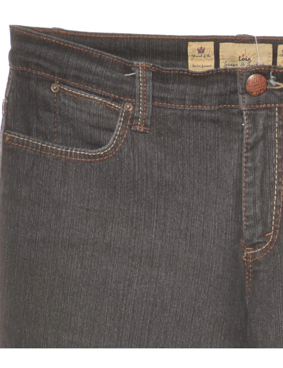 Dark Wash Straight-Fit Jeans - W33 L32