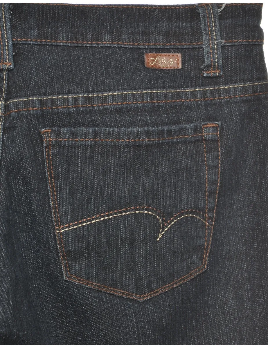 Dark Wash Straight-Fit Jeans - W33 L32