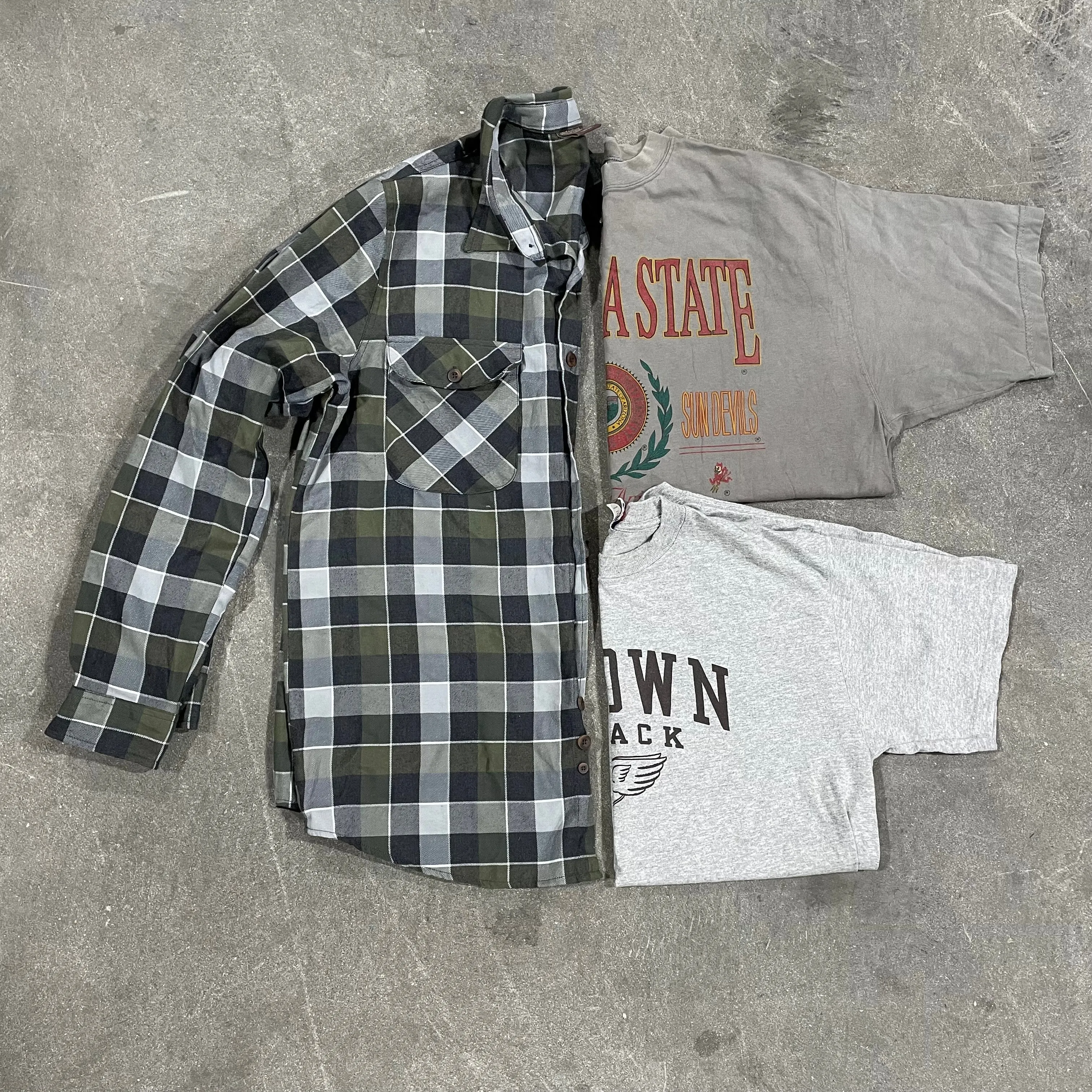 Flannel   2 Tees Combo