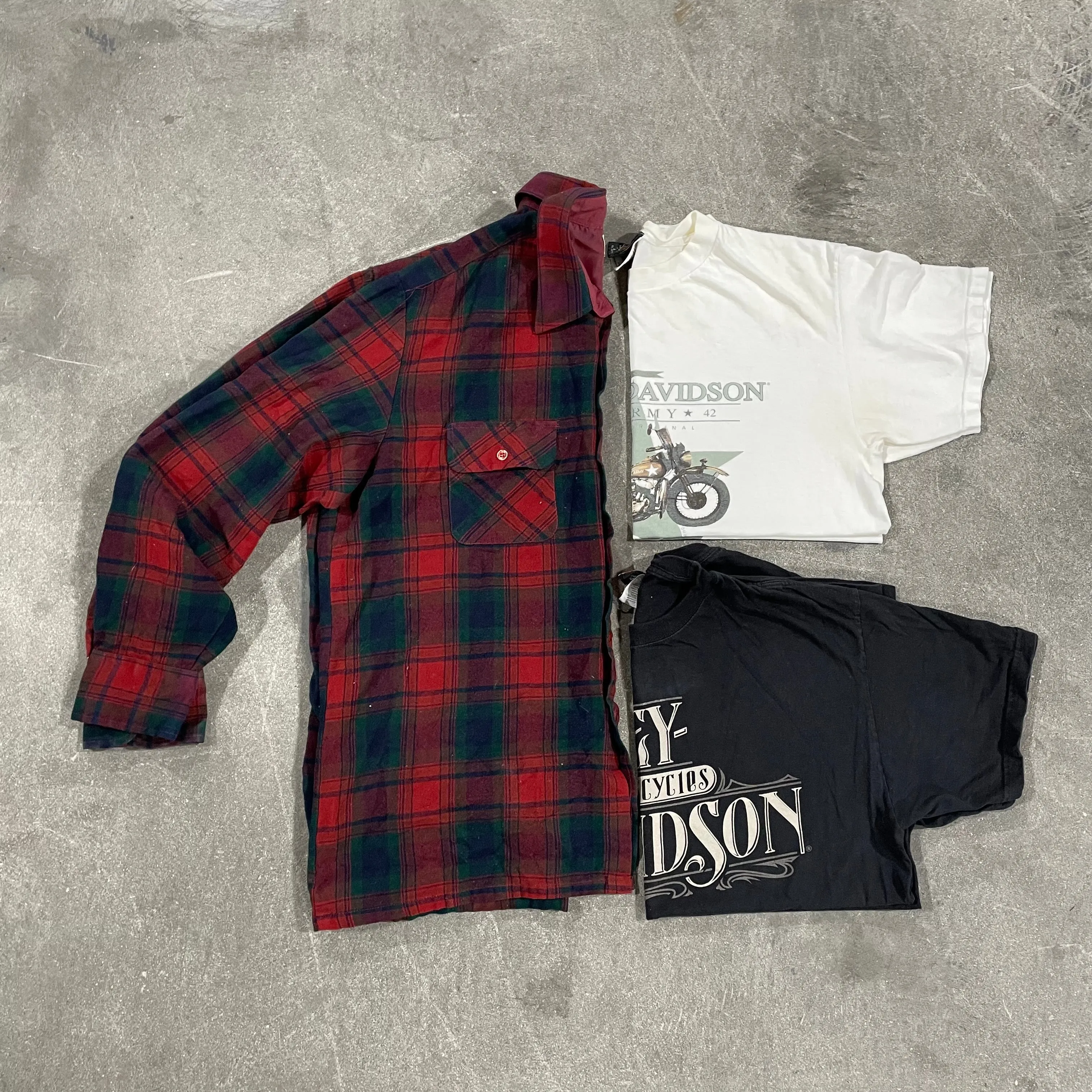 Flannel   2 Tees Combo