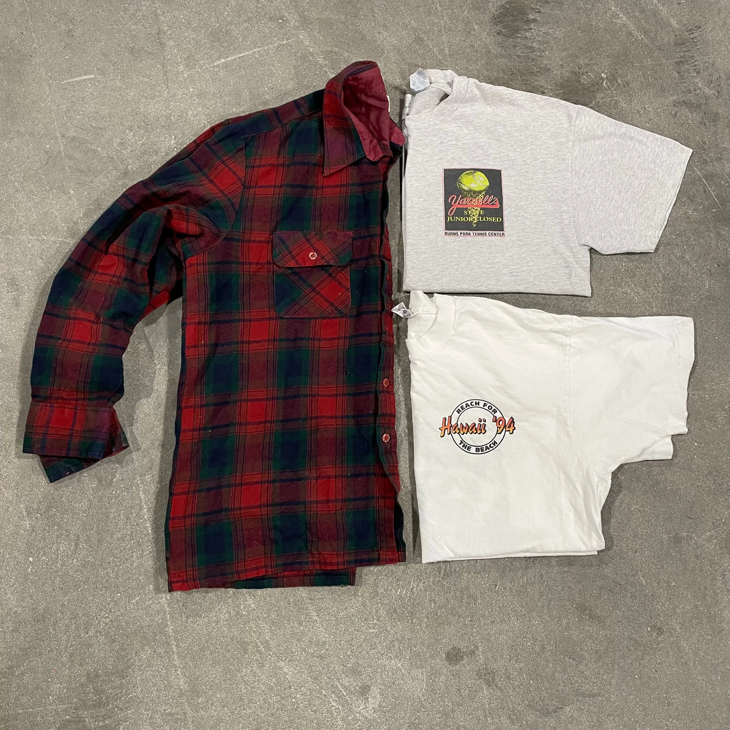 Flannel   2 Tees Combo