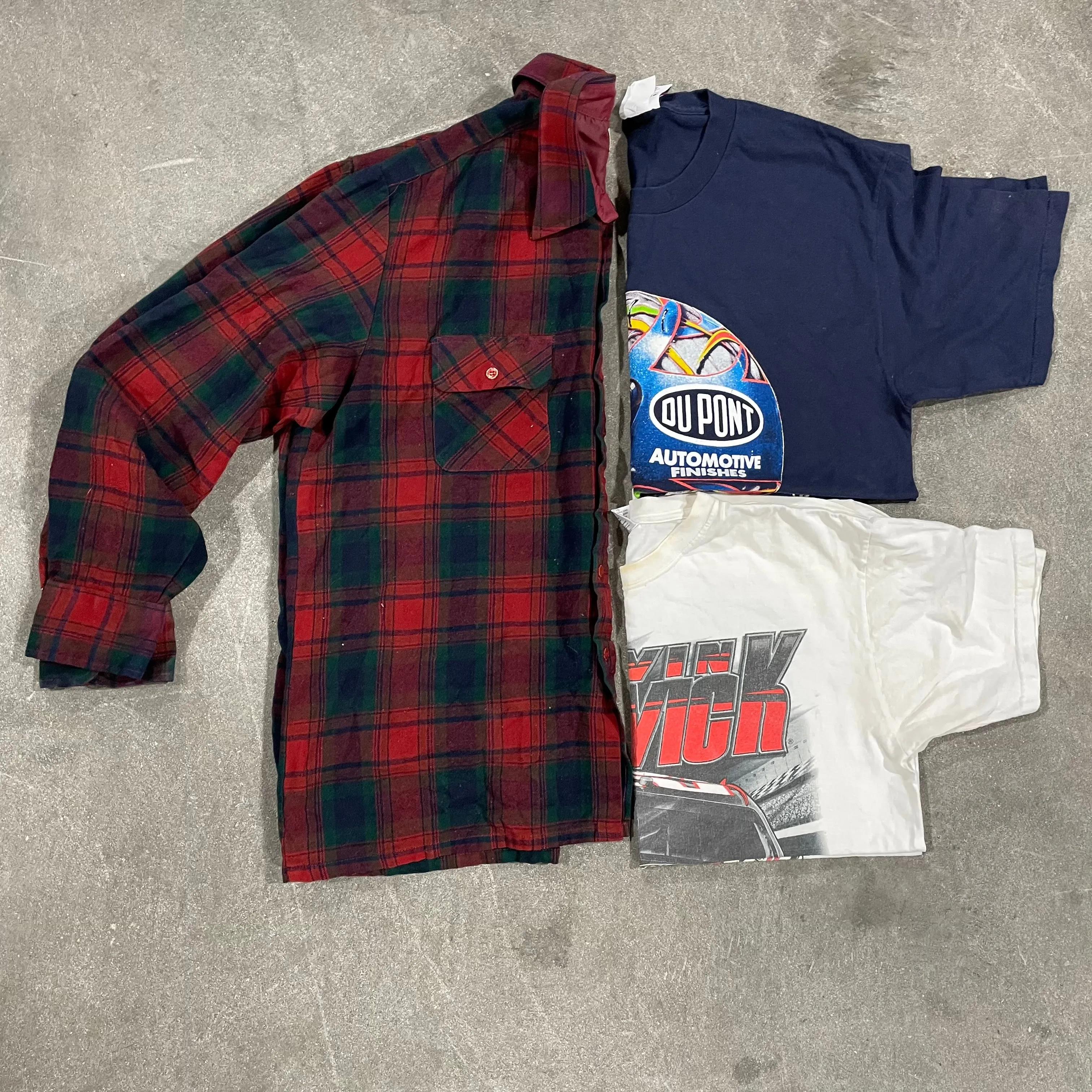 Flannel   2 Tees Combo