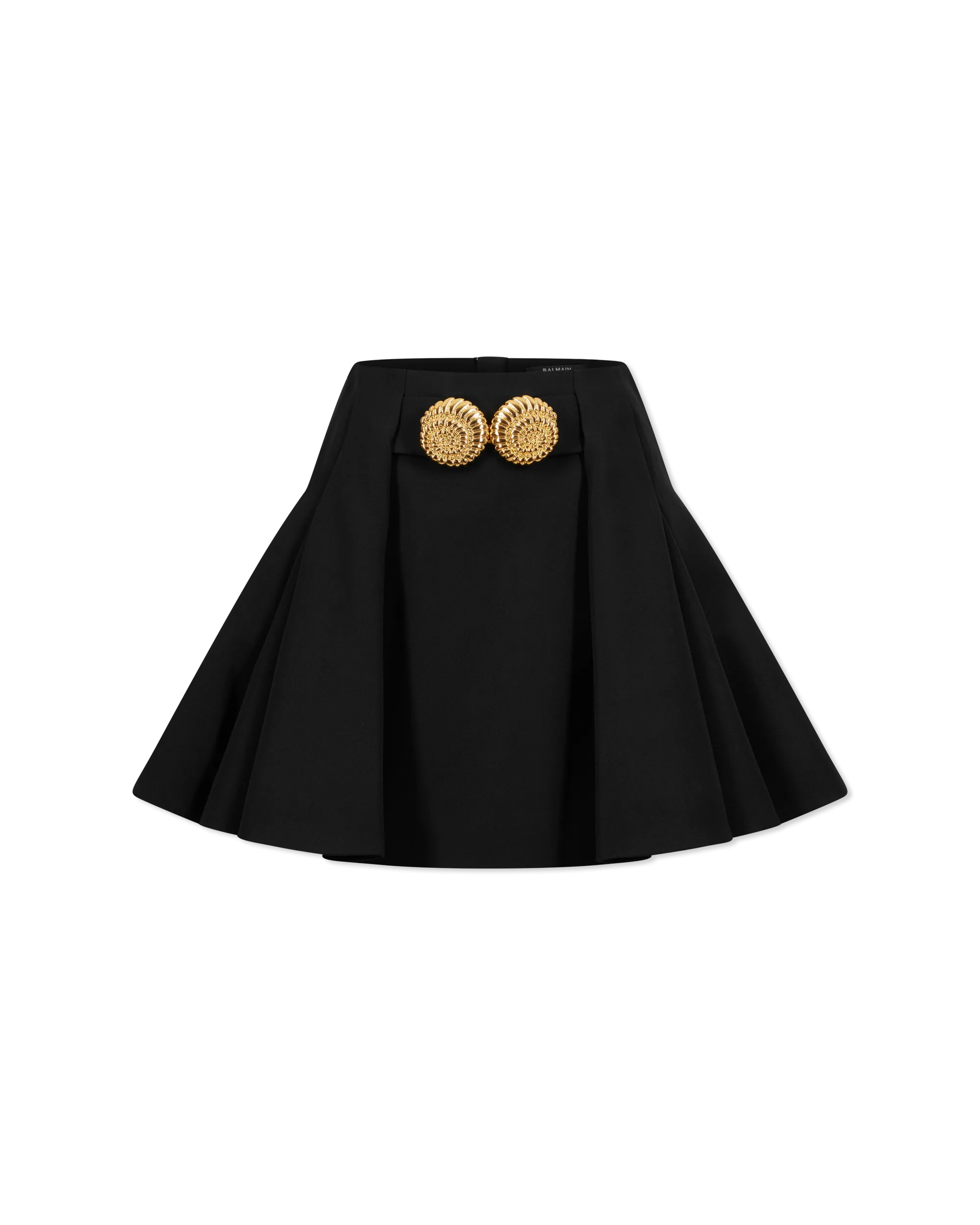 Grain De Poudre Pleated Mini Skirt