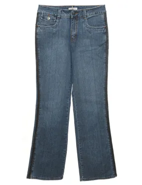 High Waist Medium Wash Bootcut Jeans - W31 L30