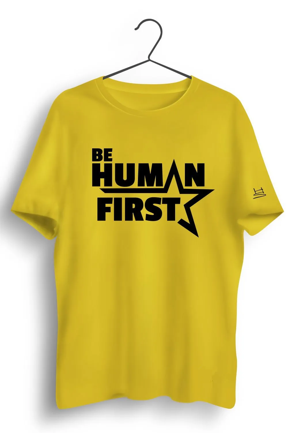 Human First Graphic Printed Tshirt