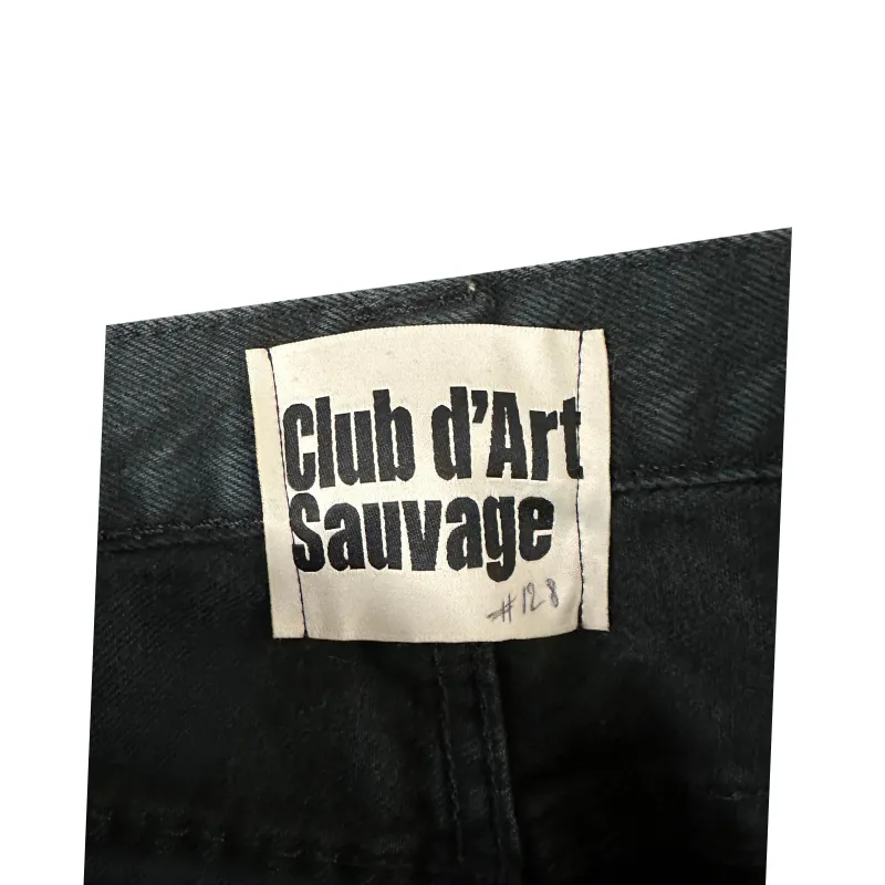 Jeans Worked Sashiko/Distressed Denim #128 | Club D'art Sauvage