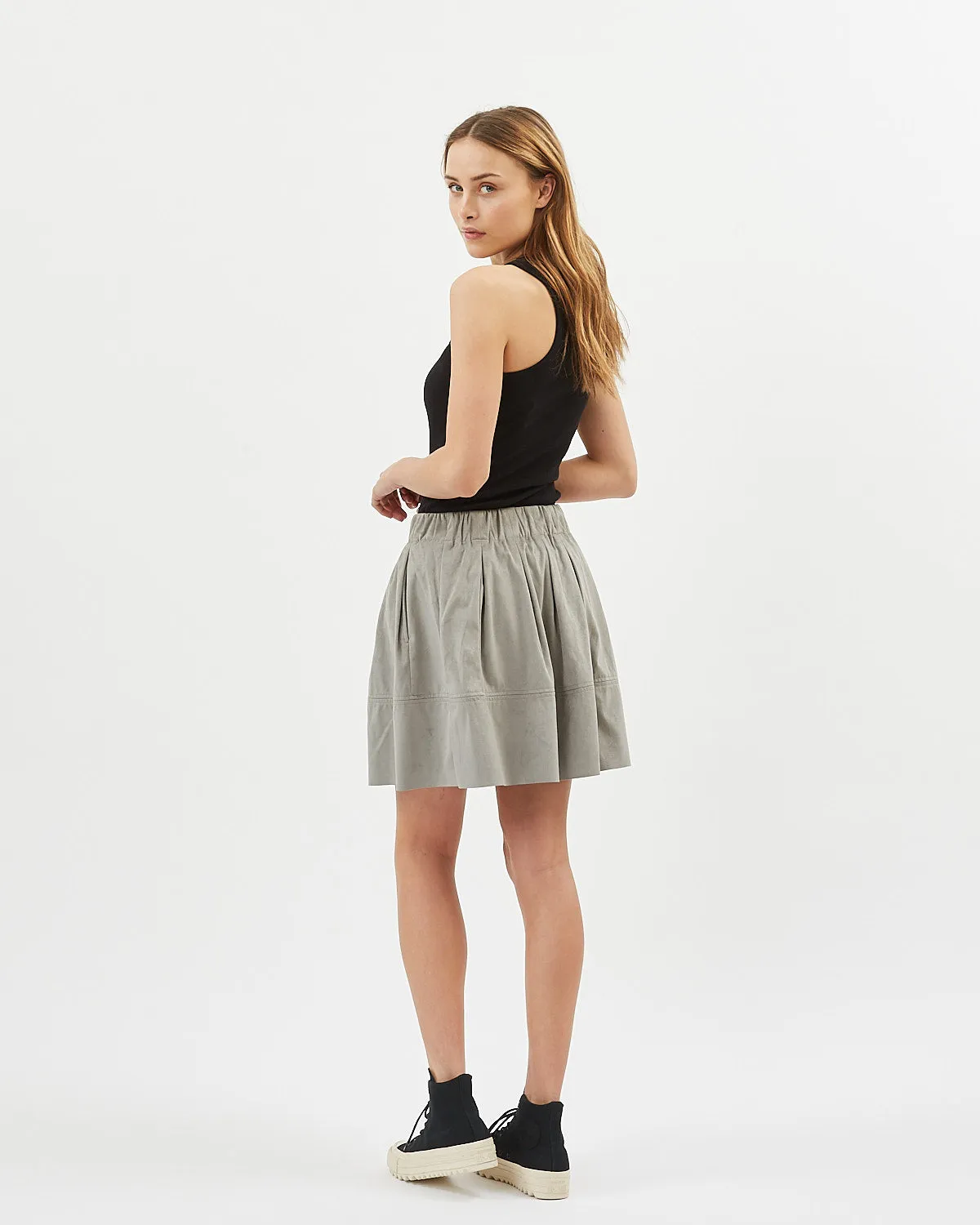 Kia 0032 Skirt - Steel Grey