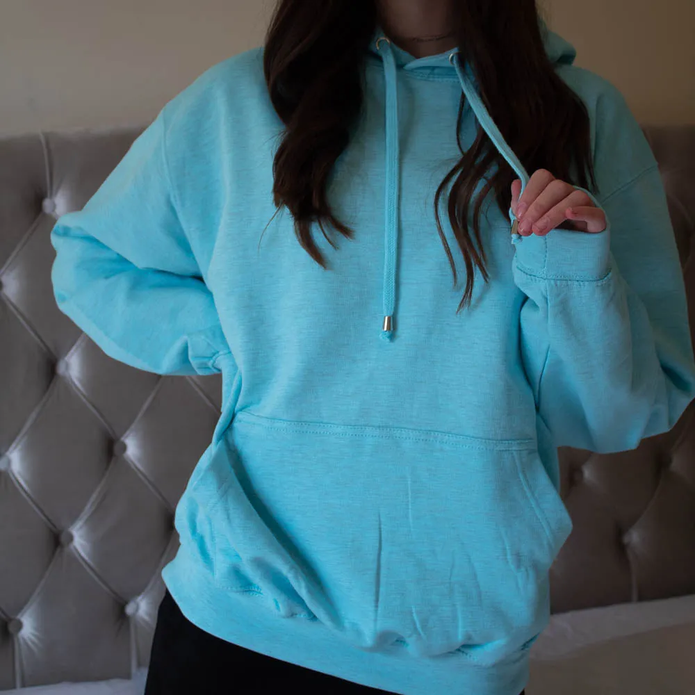 LACHERE Basic Hoodie, Pink, Light Blue, Yellow