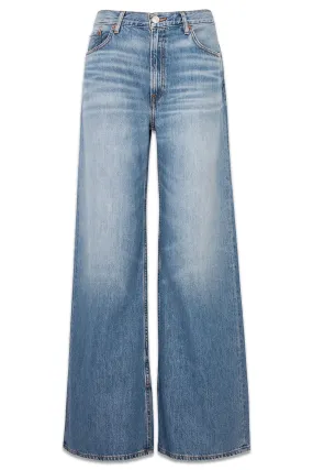 Low Rider Slit-hem Flared Jeans