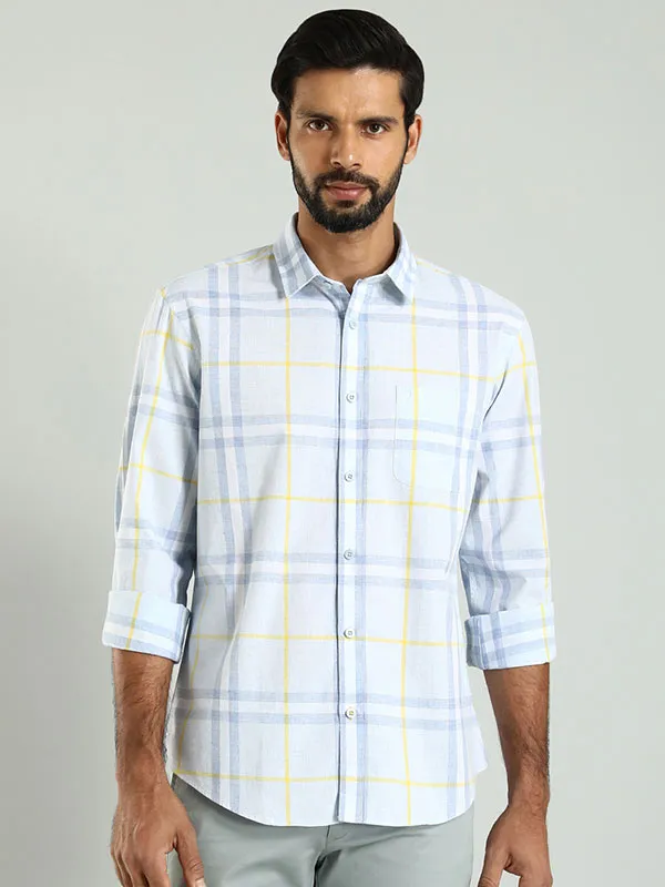 Men Checked Full Sleeve Cotton Shirt