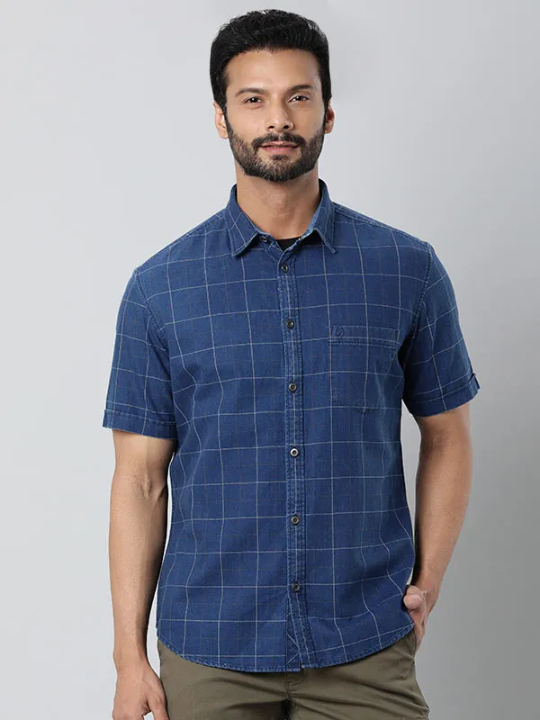 Men Checked Full Sleeve Cotton Shirt