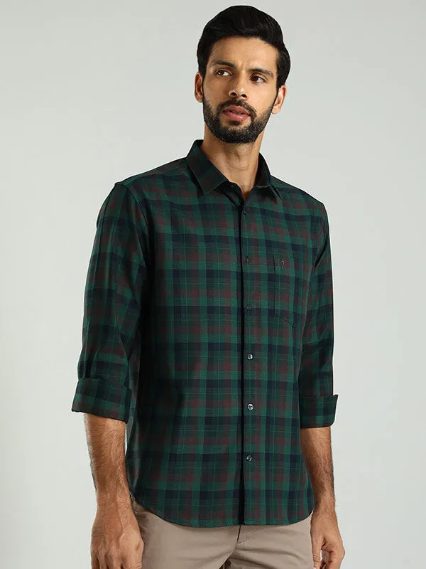 Men Checked Full Sleeve Cotton Shirt