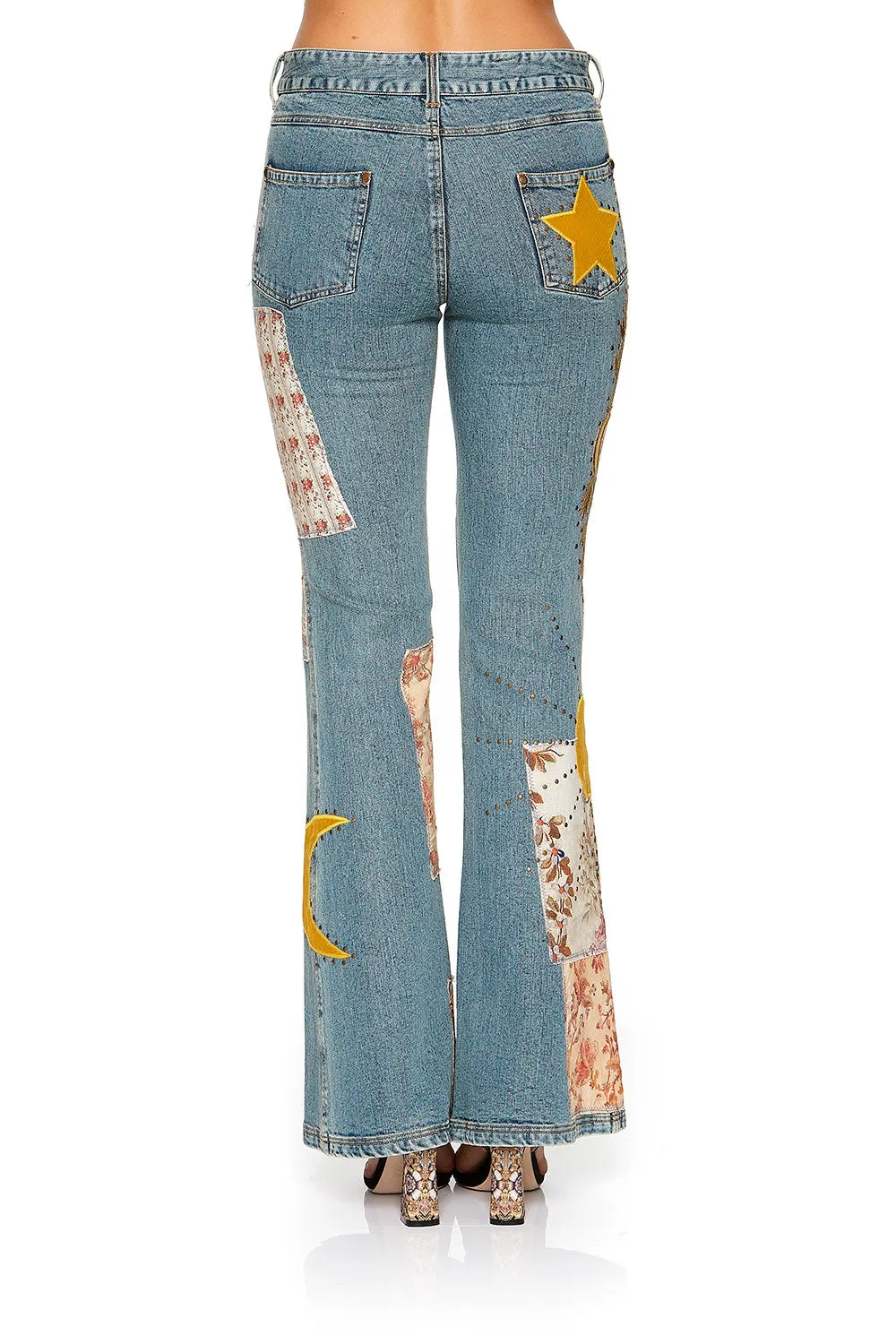 MID RISE FLARED JEANS JEANNE QUEEN