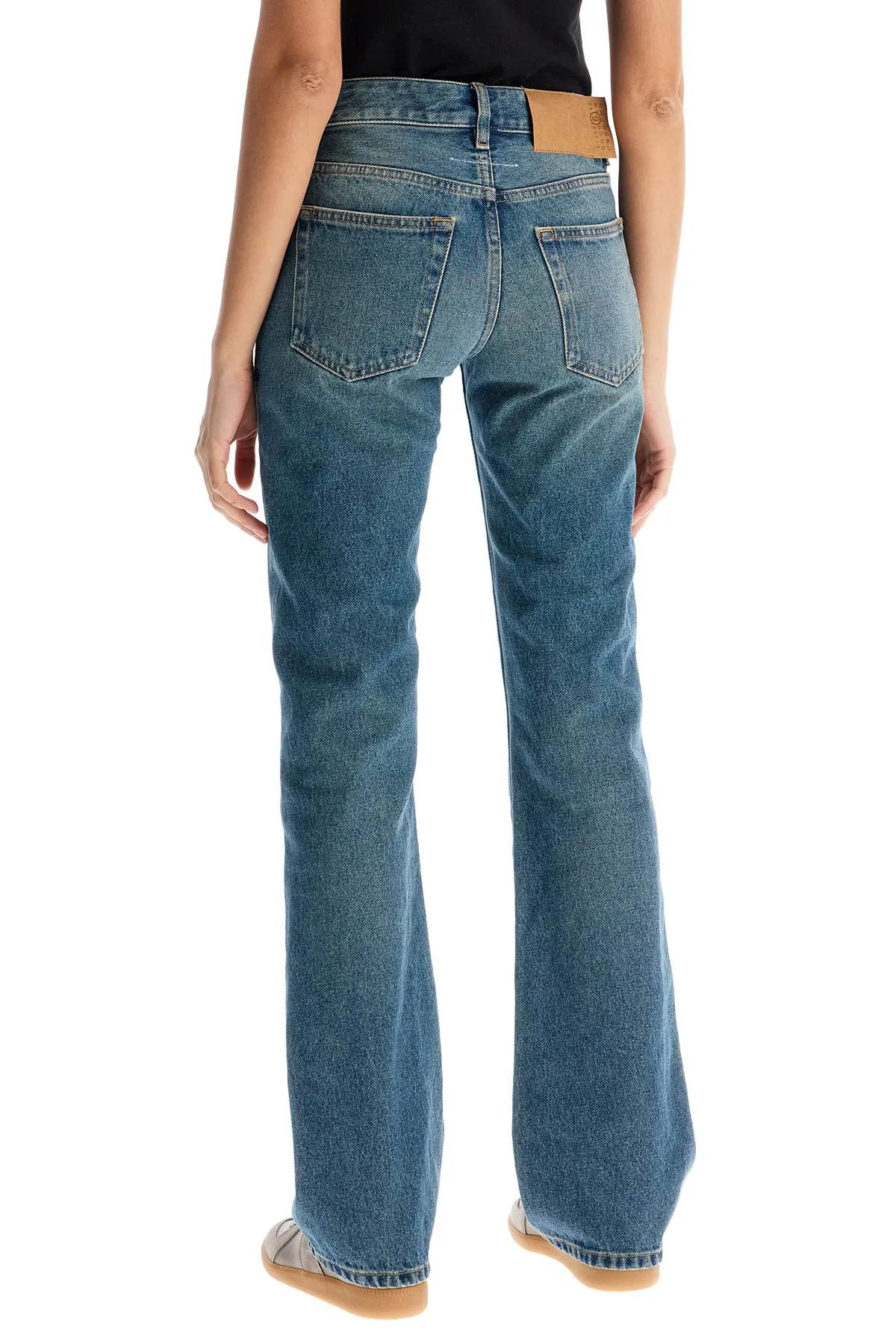 Mm6 Maison Margiela Low-Waisted Flared Jeans