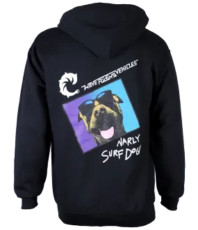 Narly Dog Zip Hooded Sweatshirt