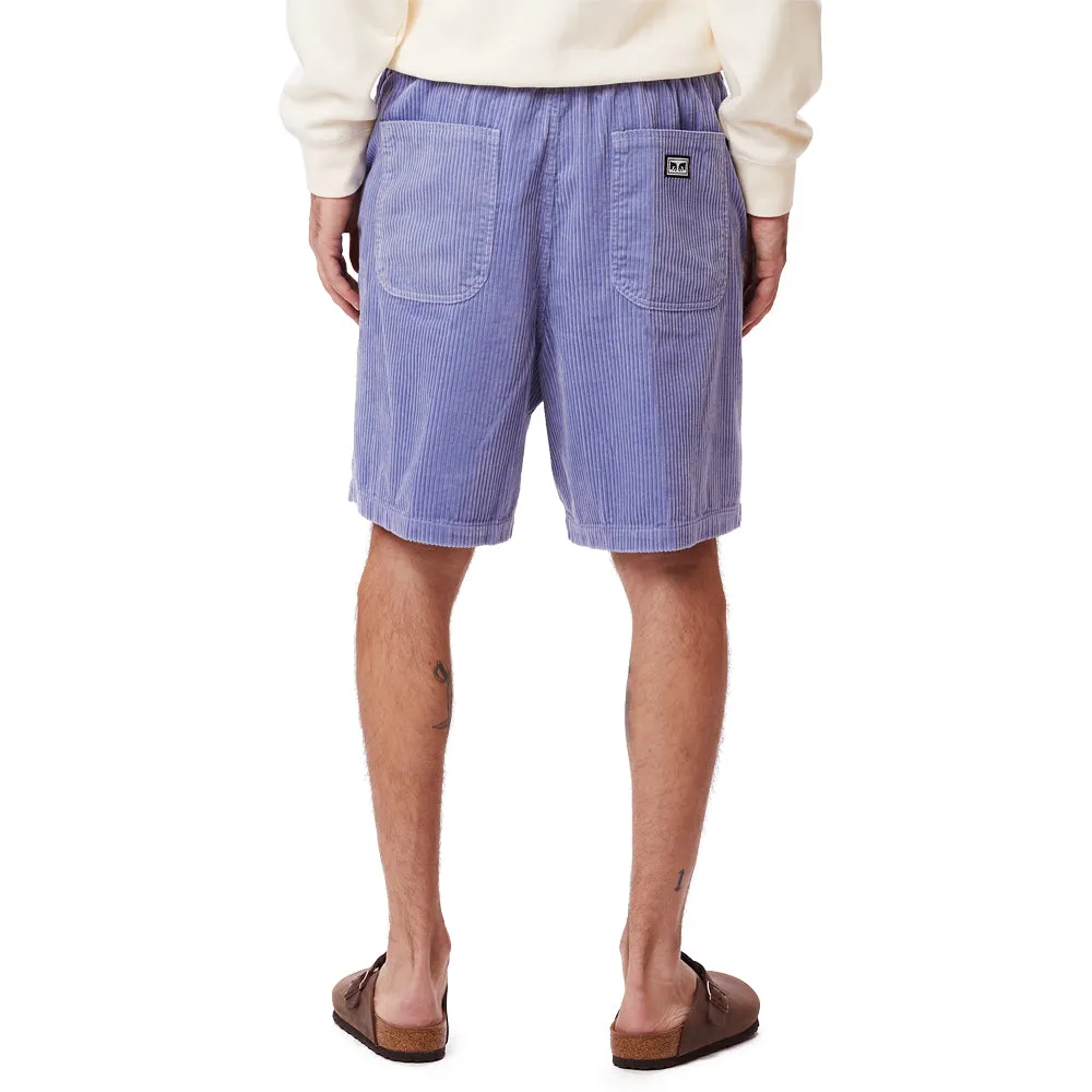 OBEY EASY RELAXED CORDUROY SHORT // IRIS FLOWER