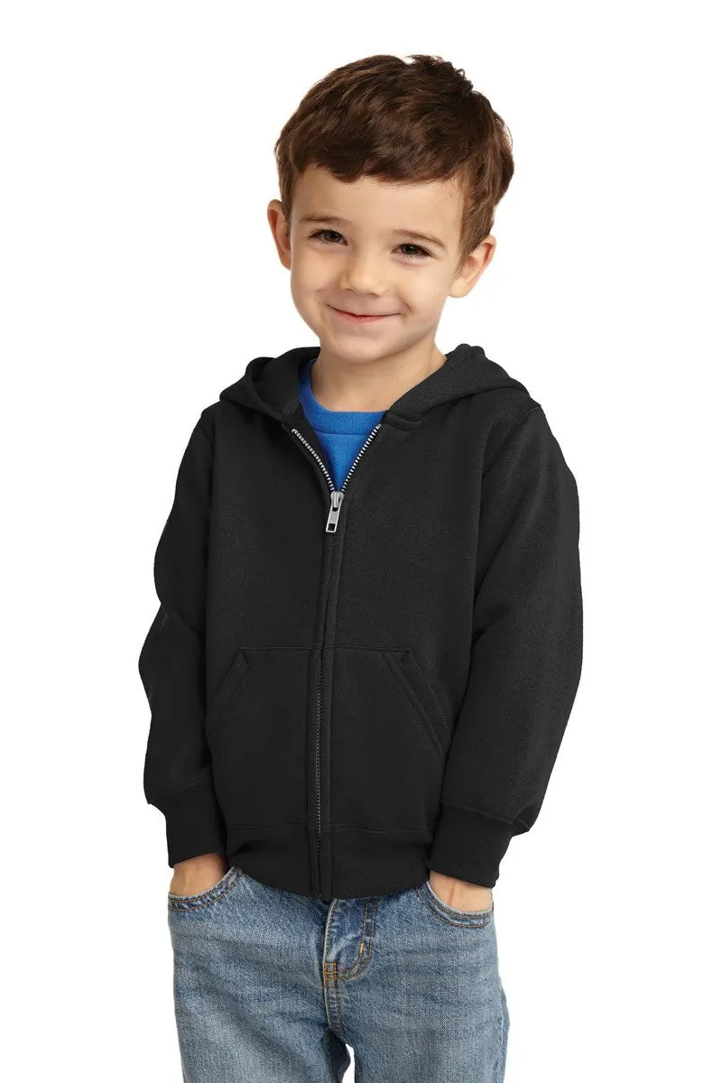 Port & Company ®  Toddler Core Fleece Full-Zip Hooded Sweatshirt. CAR78TZH