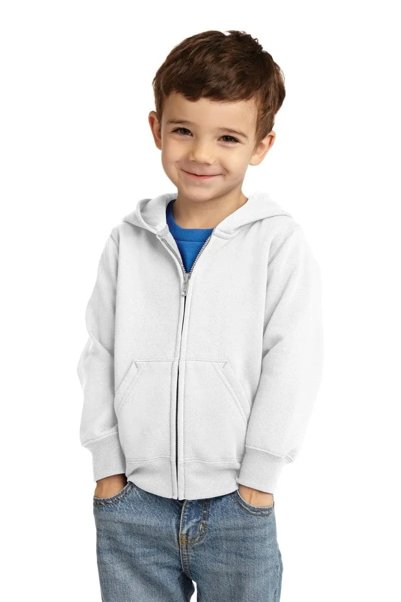 Port & Company ®  Toddler Core Fleece Full-Zip Hooded Sweatshirt. CAR78TZH