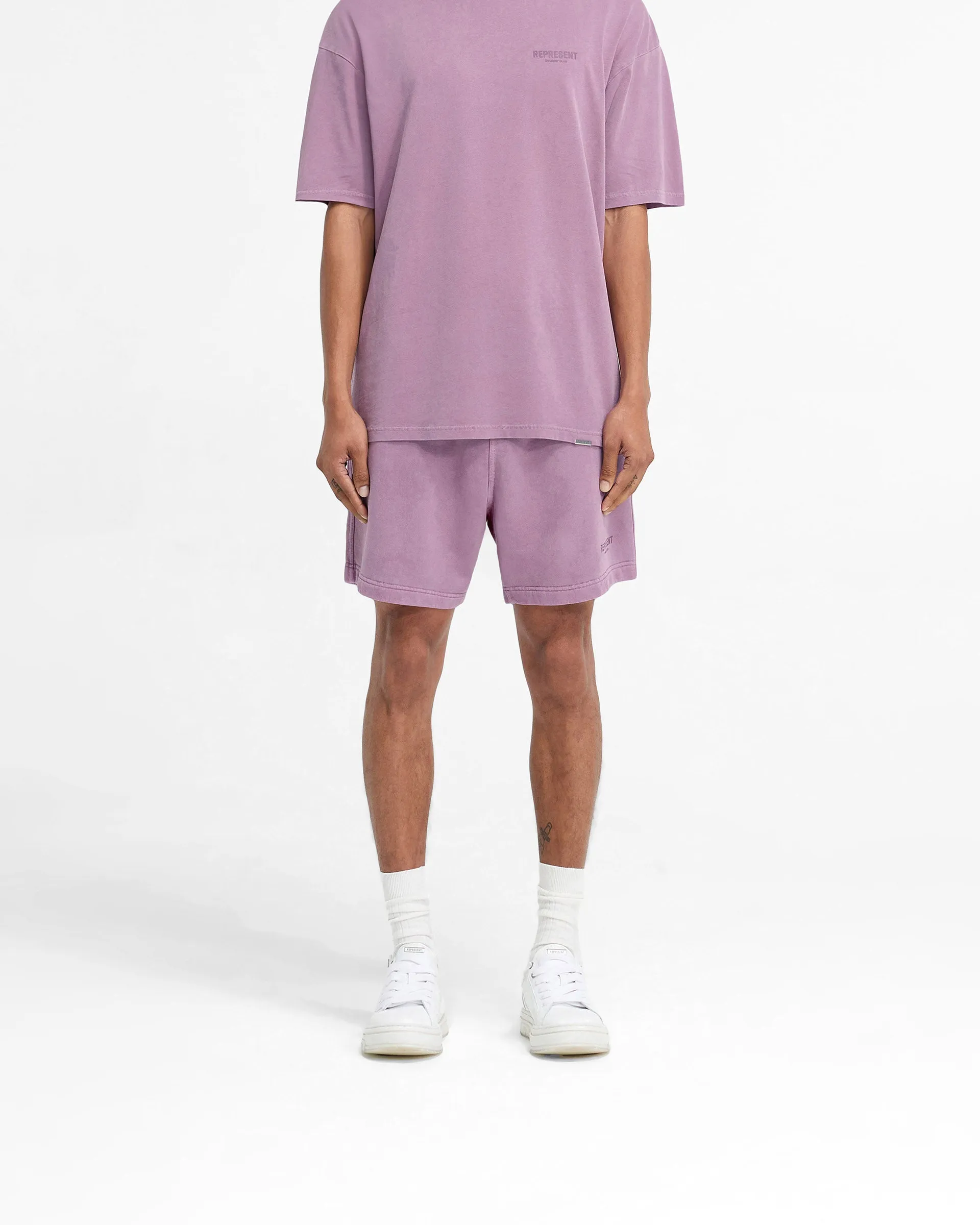 Represent Owners Club Shorts - Mid Purple