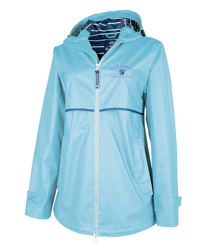 Seekonk Cross Country Womens Printed Lining Rain Jacket (5996)