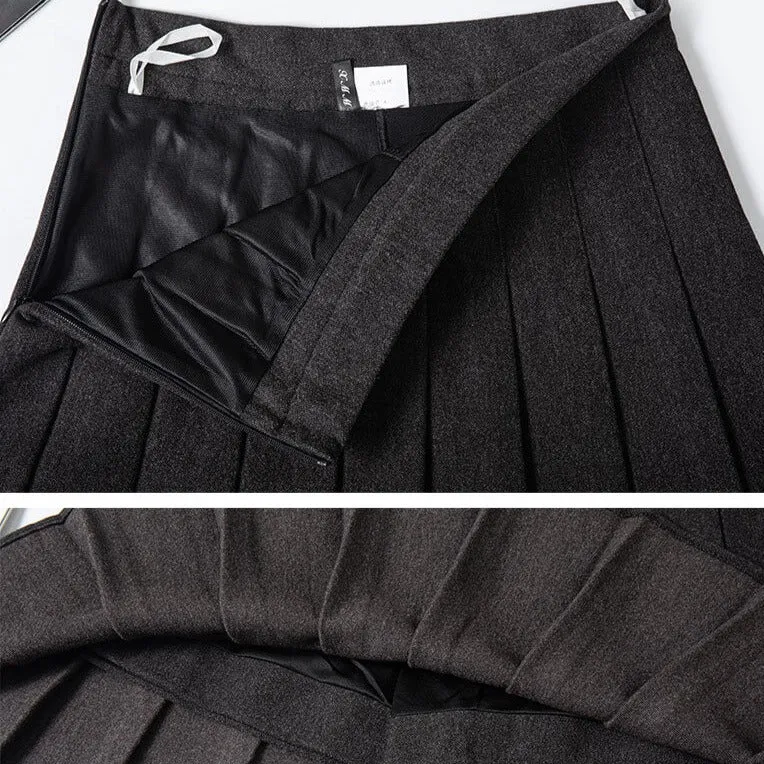 Short / Medium winter pleated skirt