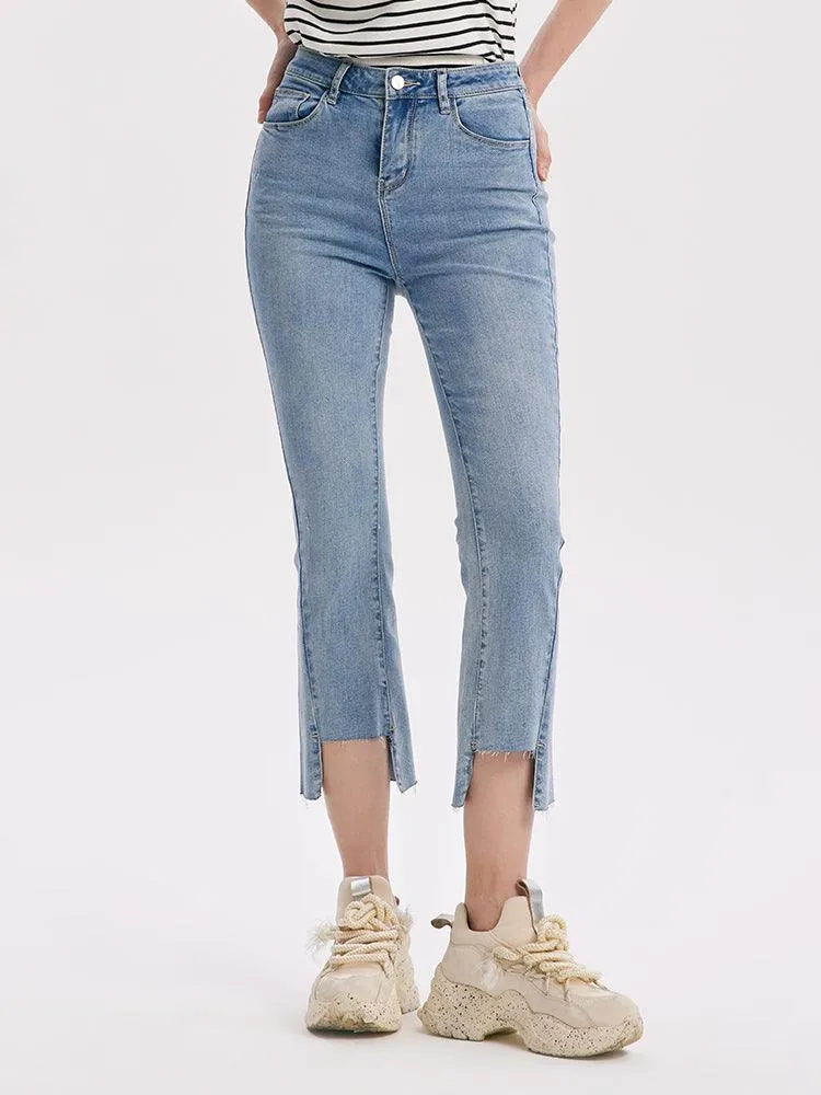 Stretchy Flared Jeans