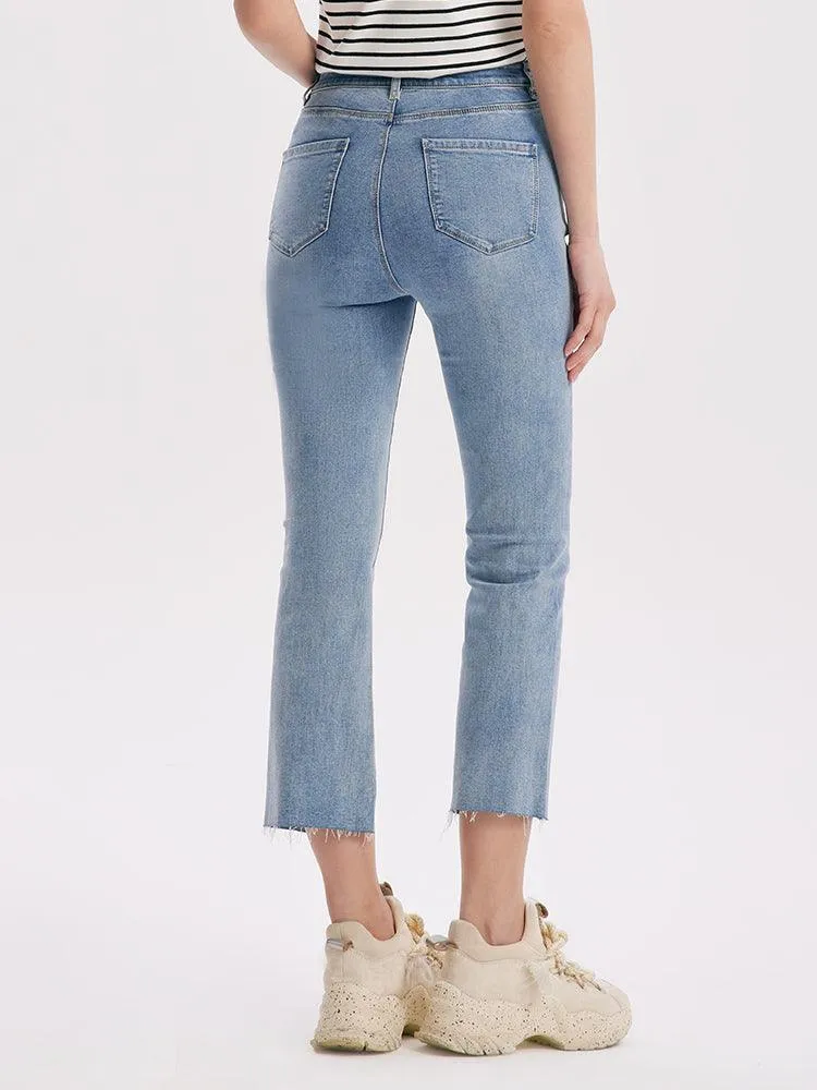 Stretchy Flared Jeans