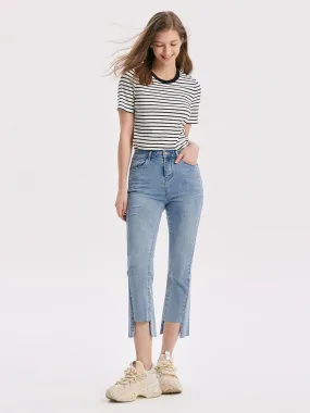 Stretchy Flared Jeans