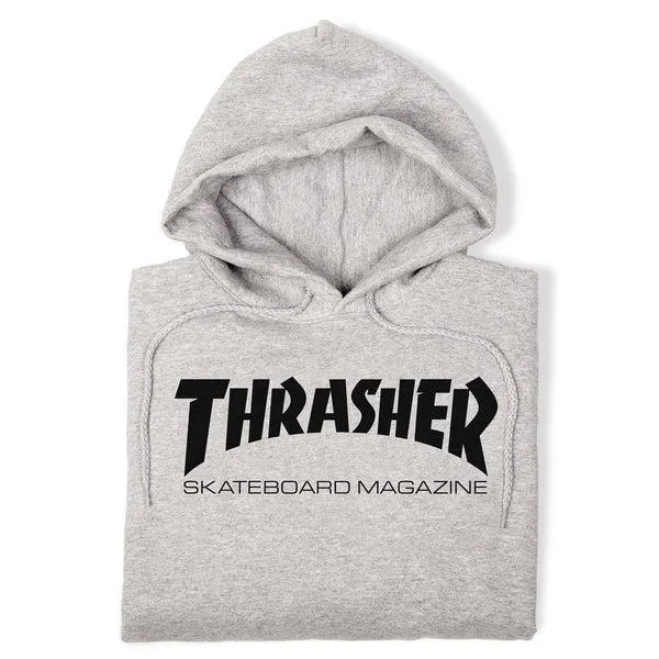 Thrasher Skate Mag Logo Hoody Grey