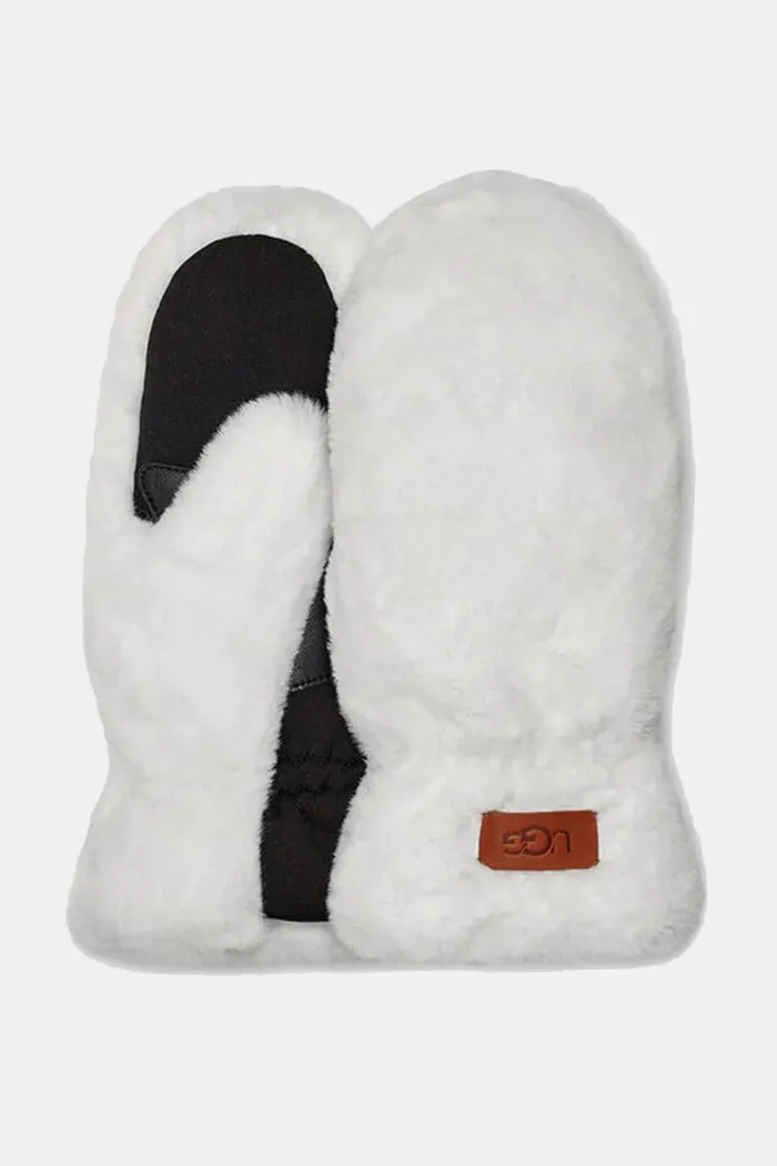 UGG FAUX FUR MITTEN