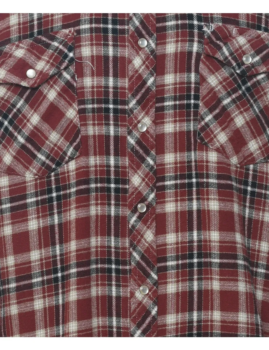 Wrangler Checked Multi-Colour Flannel Shirt - M