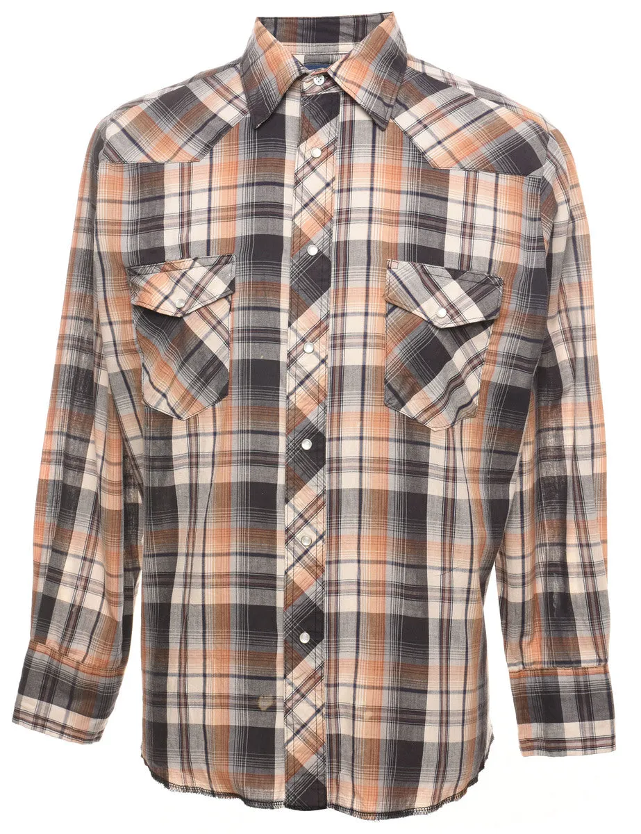 Wrangler Checked Multi-Colour Shirt - L