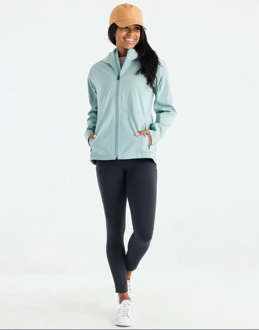 Ws Cloudshield Rain Jacket Ocean Mist