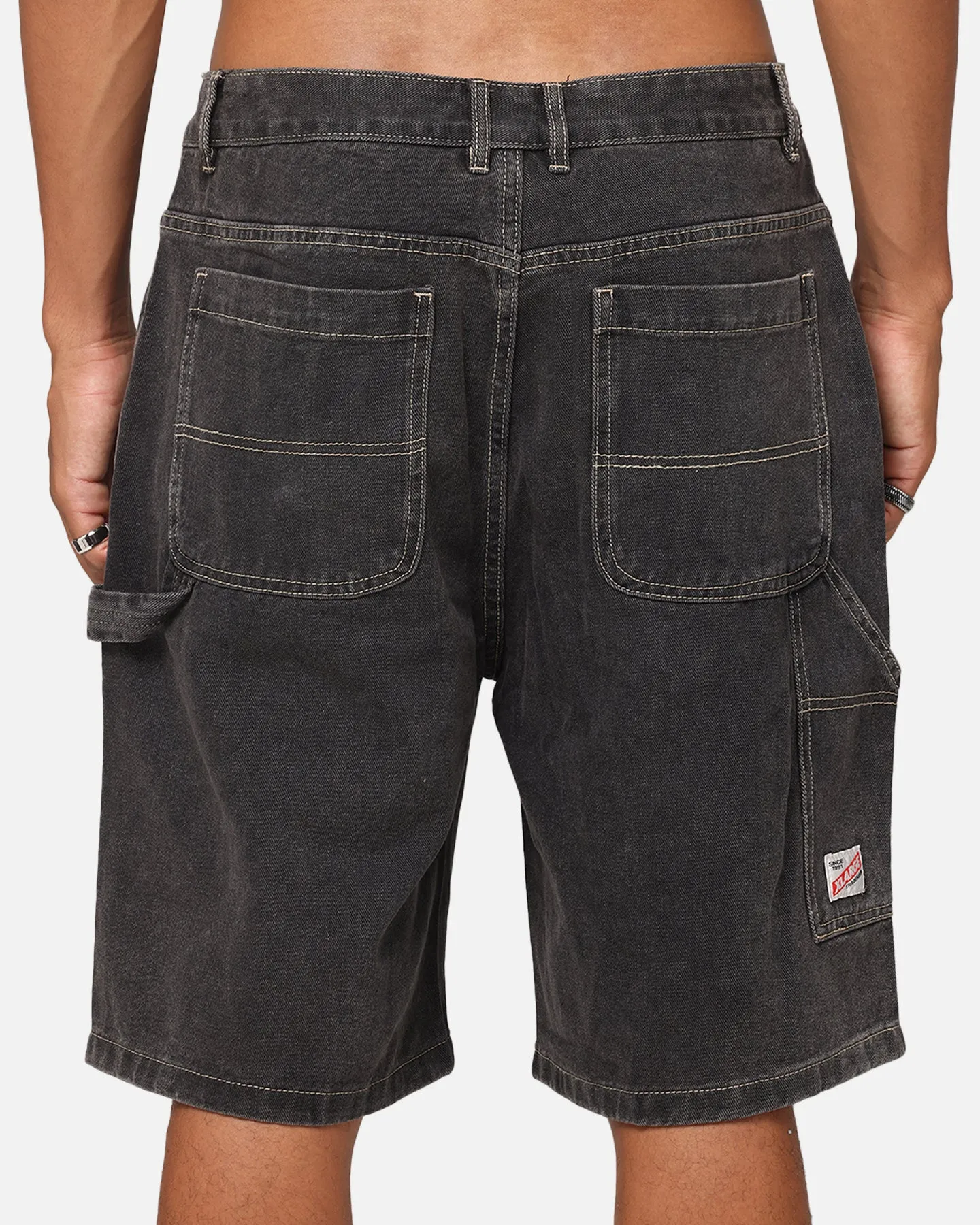 X-Large Denim Work Shorts Pepper